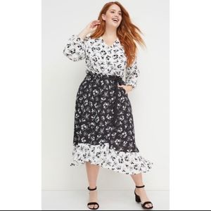 BeautiCurve x Lane Bryant Floral Wrap Dress